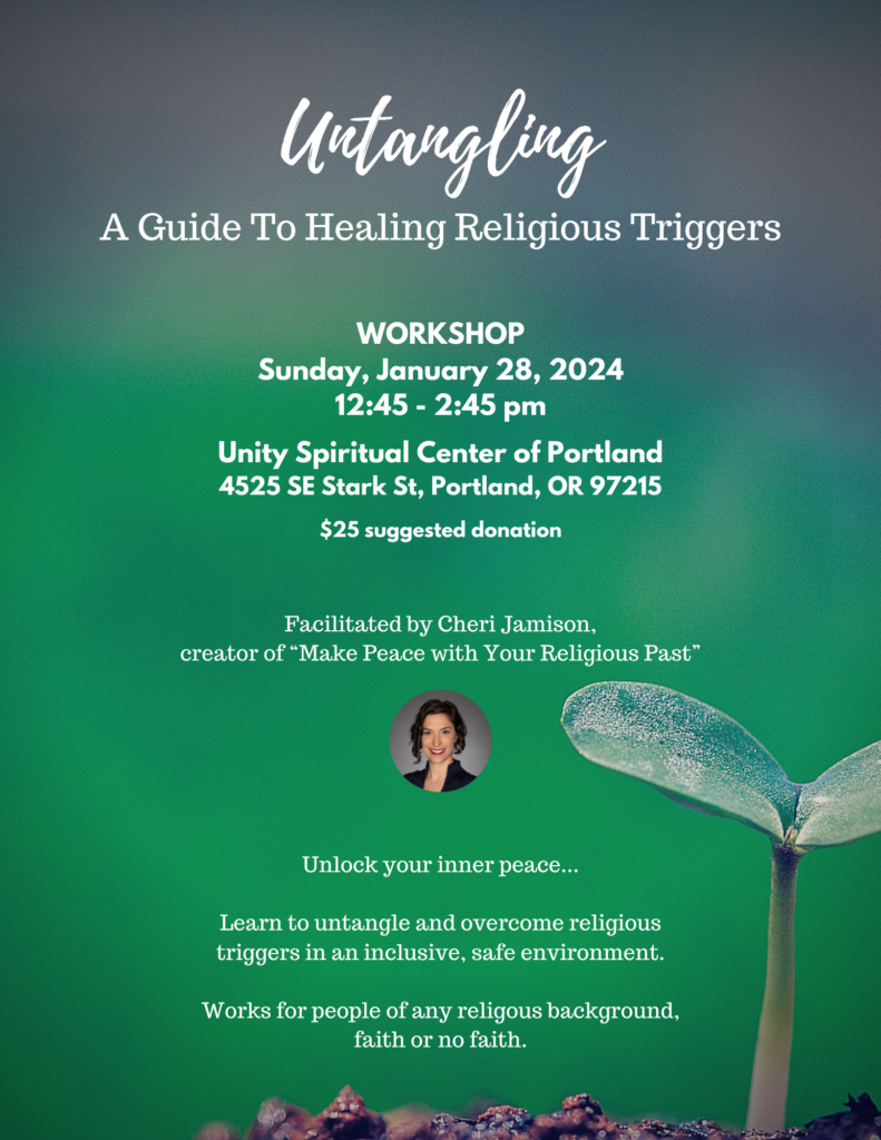 Classes and Workshops - Unity Spiritual Center of Portland